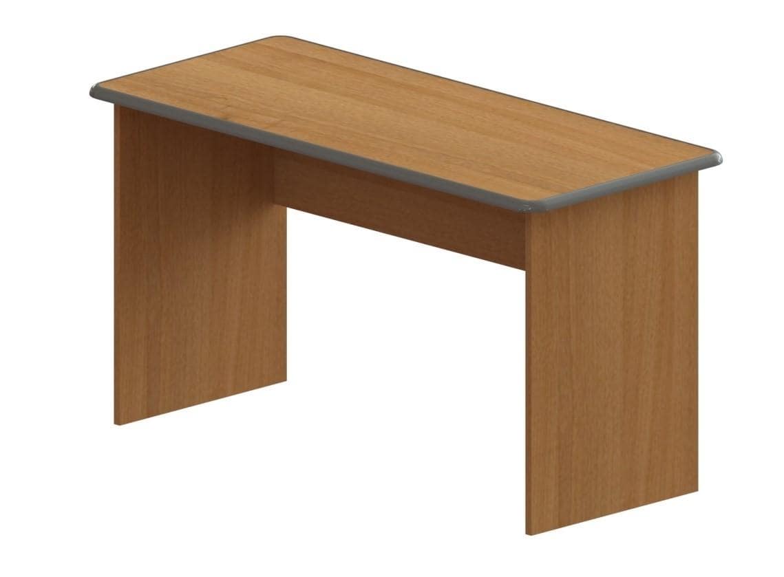 Стіл письмовий РОЗКОМ з поліуретановою крайкою, розмір 1350х600х750 мм